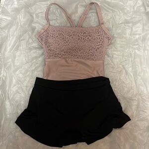BUNDLE-so danca leotard and theatricals ballet skirt